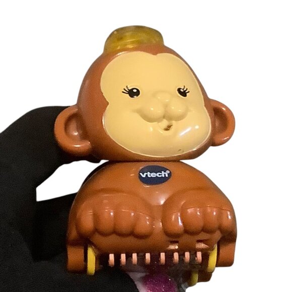 Vtech Go! Go! Smart Wheels Monkey Toy Light-Up Button & Sound Effects - Picture 6 of 8